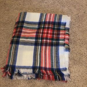Plaid Blanket Scarf